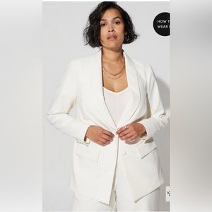 New! Studio Refined Crepe Classic Blazer